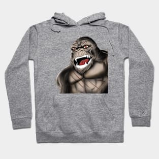 the gorilla kong ecopop sketch kaiju art madness Hoodie